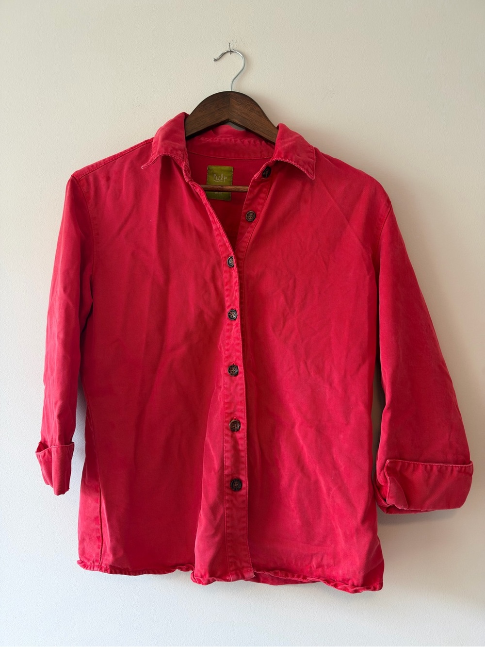 Pulp - Women's Red Button-Up Jacket - Picture 6 of 8